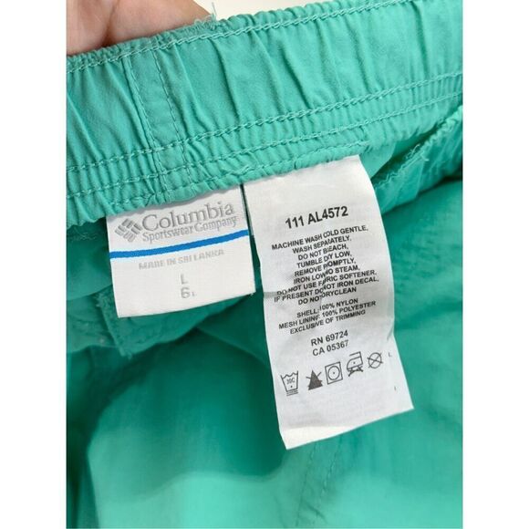 Columbia Shorts Mens Performance Fishing Gear Green Size Large‎ 6” - Picture 9 of 9